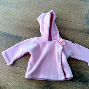 Widgeon Warmplus fleece hooded wrap coat